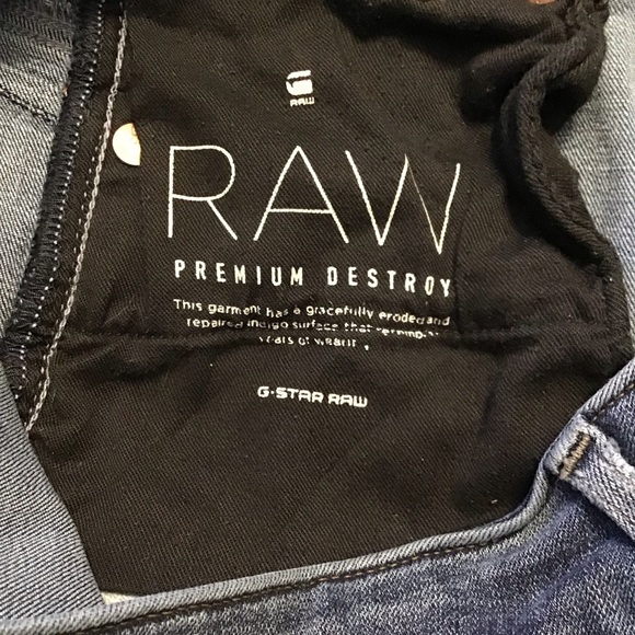 G-Star Raw Restored Denim Jeans. Size 27 Mid-Rise Skinny - Picture 6 of 13